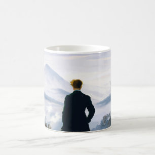 Caneca De Café Viajante acima do Mar de Névoa, Caspar D Friedrich