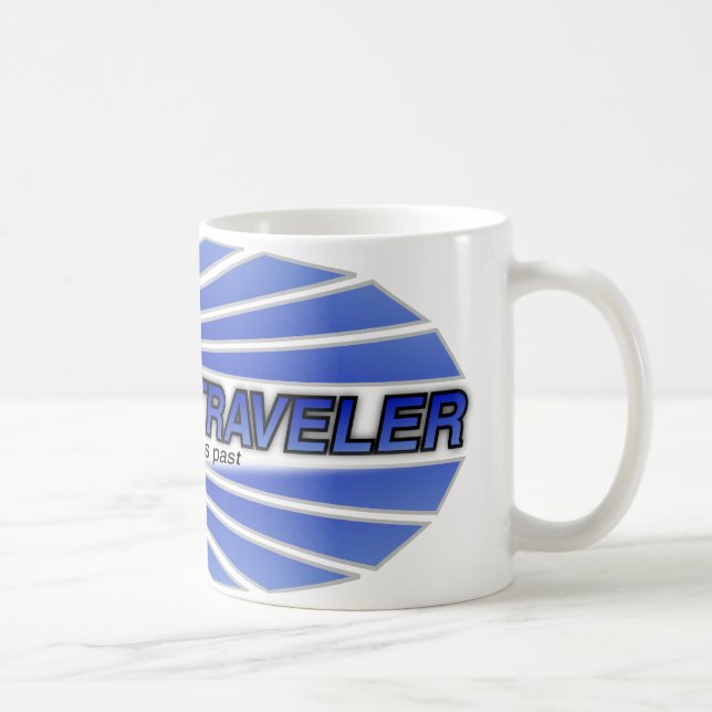 Caneca De Café viajante do tempo (Direita)