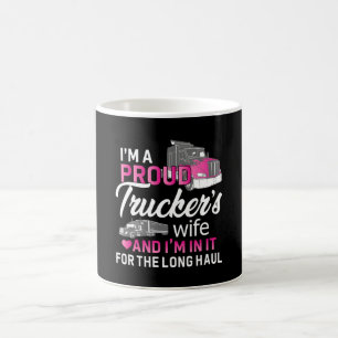 Caneca De Café Viajantes Esposas Caminhões Caminhoneiros Menina