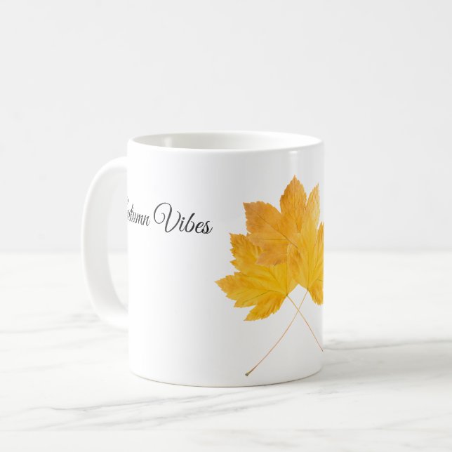 Caneca De Café Vias do outono (Frente Esquerda)