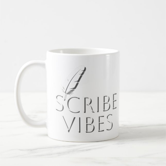 Caneca De Café Vibes de Escritores Autores Poetas (Esquerda)