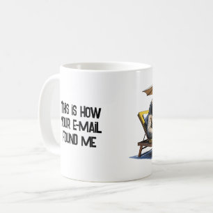 Caneca De Café Vibes de verão relax Sloth