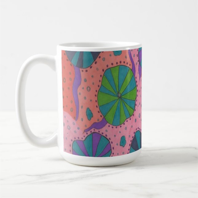 Caneca De Café Vibes Funky Retro (Esquerda)