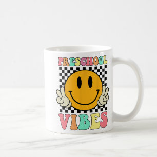 Caneca De Café Vibes Retro Professor Aluno No Último Dia Da Escol