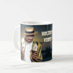 Caneca De Café Víblias de Férias. Criatura desfigurada fazendo in