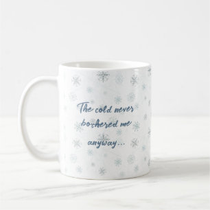 Caneca De Café Víblias de inverno congeladas - Snowflake Mug com 