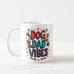Caneca De Café Víblias de Pai de Cães - Groovy 70