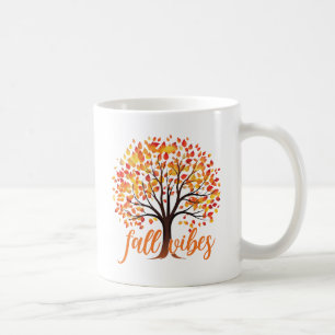 Caneca De Café Víblias de queda - Árvore de queda de cor