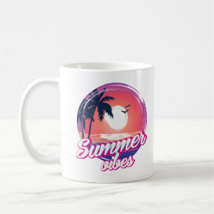 Caneca De Café Víblias de Verão Tropicais