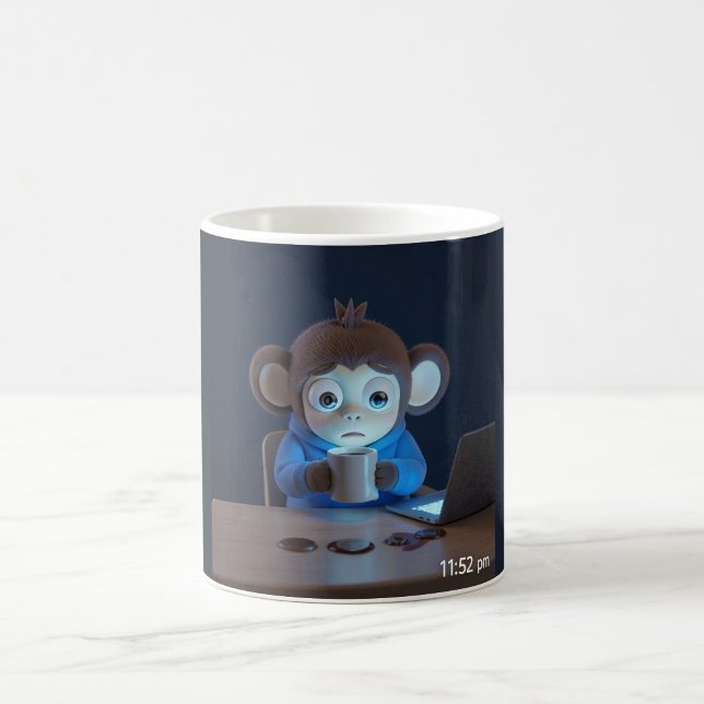 Caneca De Café Vibração Divertida de Programador Ansiedade de Cod (Criador carregado)
