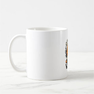 Caneca De Café Vibrações Assustadoras de Fantasma de Halloween Ab