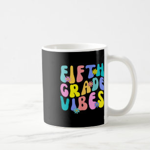Caneca De Café Vibrações da Quinta Série - Equipe da 5ª Série Ret
