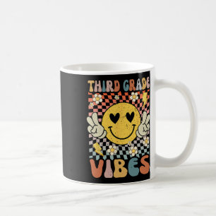 Caneca De Café Vibrações da Terceira Série Professor Retro da 3ª