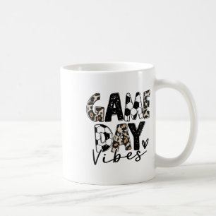 Caneca De Café Vibrações de Dia de Jogo de Futebol para Mulheres
