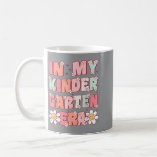 Caneca De Café Vibrações de Jardim de Infância Groovy Jardim de I