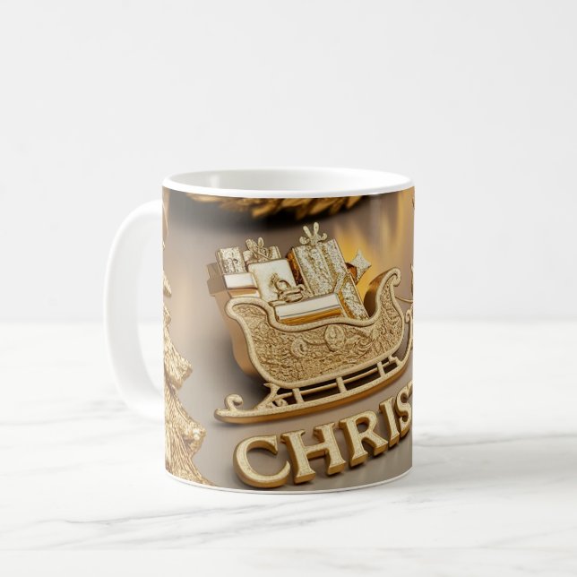 CANECA DE CAFÉ VIBRAÇÕES DE NATAL (Frente Esquerda)
