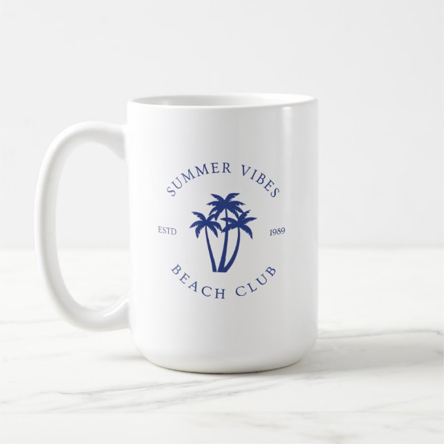 Caneca De Café Vibrações de Verão (Esquerda)