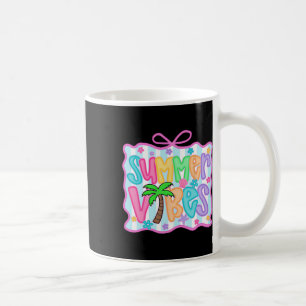 Caneca De Café Vibrações de Verão Feminina Laço Coquete Férias na