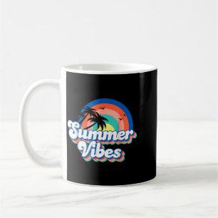 Caneca De Café Vibrações de Verão Groovy Férias de Verão