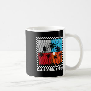 Caneca De Café Vibrações de Verão, Onda do Pôr do Sol, Paraíso da