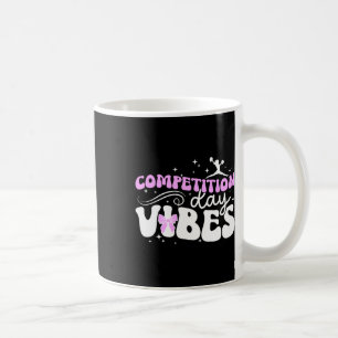 Caneca De Café Vibrações do Dia de Competição de Torcida Dia de C