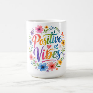 Caneca De Café Vibrações Positivas
