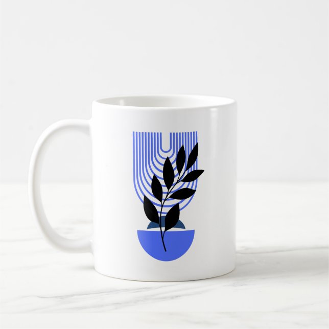 Caneca De Café Vibrações Retrô (Esquerda)