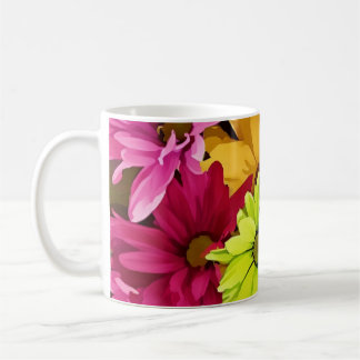 Caneca De Café Vibrant Floral