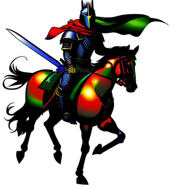 Caneca De Café Vibrant Knight (Criador carregado)