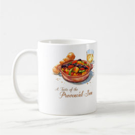 Caneca De Café Vibrant Provencal Ratatouille Watercolor Painting