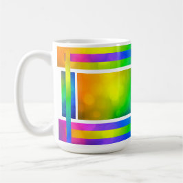 Caneca De Café Vibrant Rainbow Mug