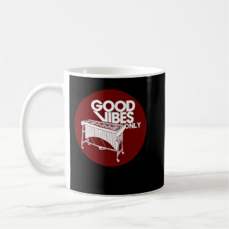 Caneca De Café Vibraphone Good Vibes Apenas - Vibraphonista e Mar
