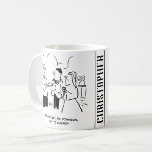 Caneca De Café Vicar no casamento diz Bridegroom para dizer "eu f