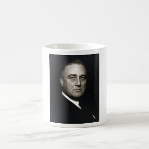 Caneca De Café Vice-Presidente Franklin D. Roosevelt Portrait