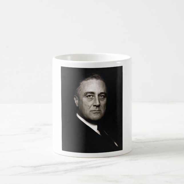 Caneca De Café Vice-Presidente Franklin D. Roosevelt Portrait (Centro)