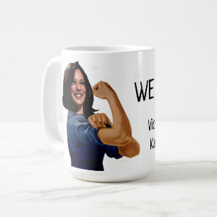 Caneca De Café Vice-Presidente Kamala Harris como Rosie