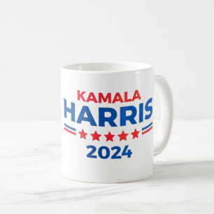 Caneca De Café Vice-Presidente Kamala Harris para o Presidente 20