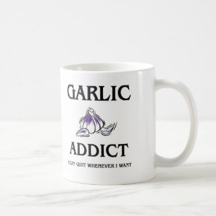 Caneca De Café Viciado do alho