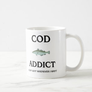 Caneca De Café Viciado do bacalhau