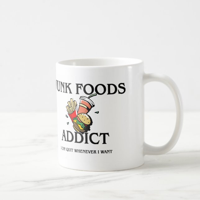 Caneca De Café Viciado dos alimentos de sucata (Direita)