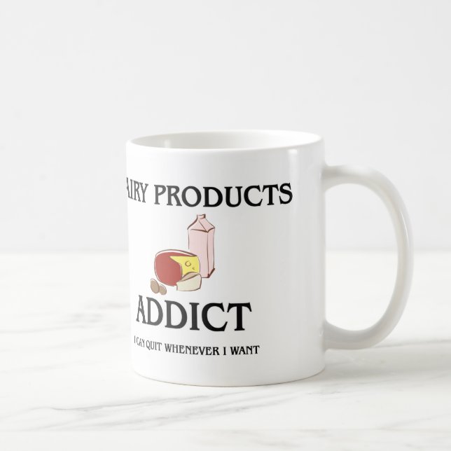 Caneca De Café Viciado dos produtos lácteos (Direita)