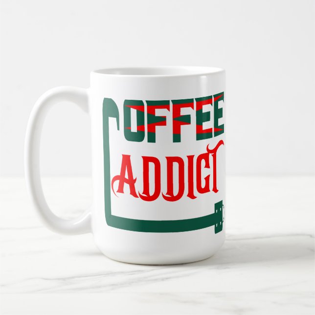 Caneca De Café Viciado em Café (Esquerda)