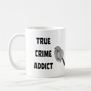 Caneca De Café Viciado em crimes reais