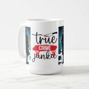 Caneca De Café Viciado em crimes verdadeiros