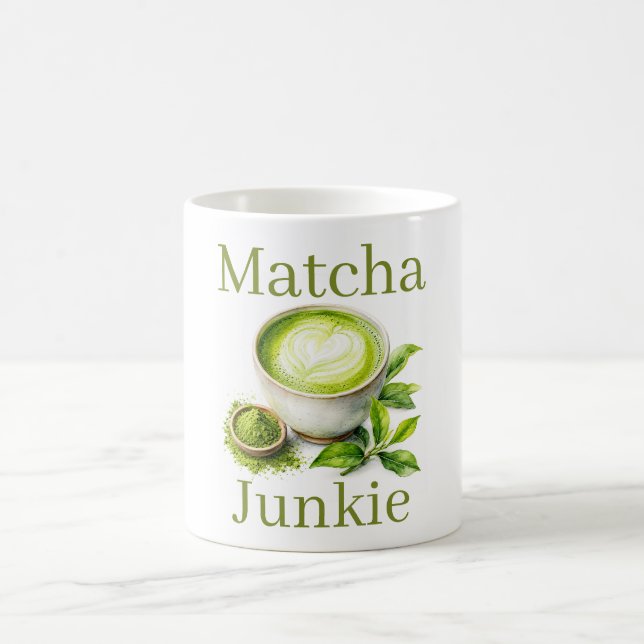 Caneca de Café Viciado em Matcha (Centro)