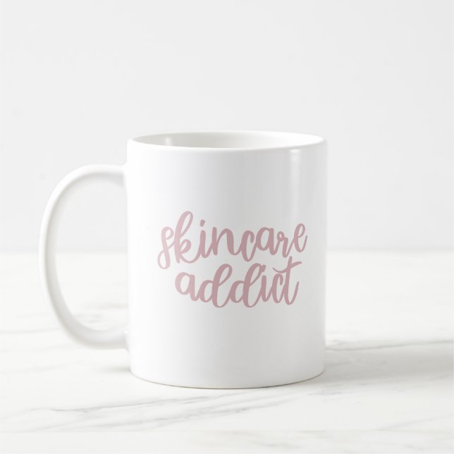 Caneca De Café Viciado em Skincare (Esquerda)
