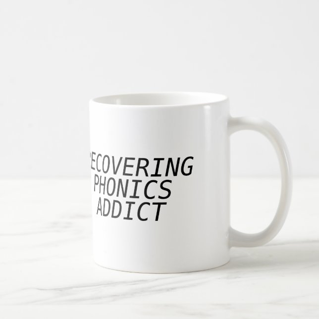 Caneca De Café Viciado Fônico em Recuperação (Direita)