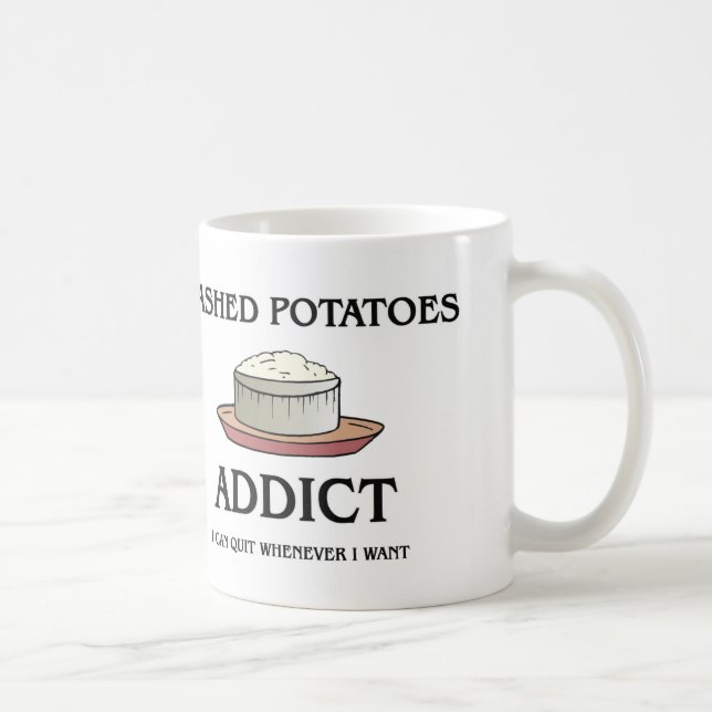 Caneca De Café Viciado triturado das batatas (Direita)