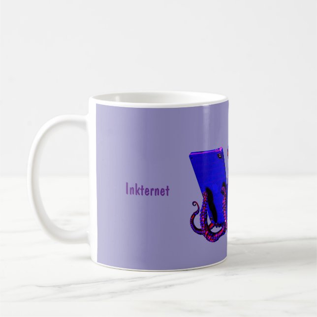 Caneca De Café Vício de Internet (Esquerda)