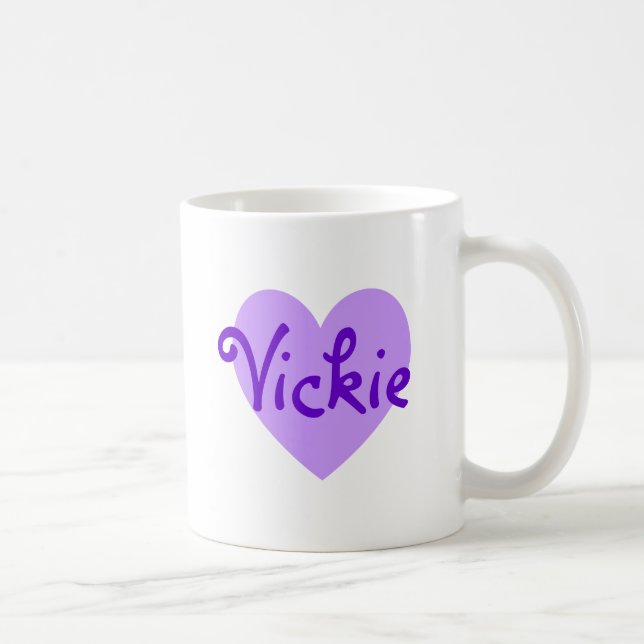 Caneca De Café Vickie em roxo (Direita)